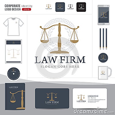 Law logo,law firm,law office,law Vector Illustration