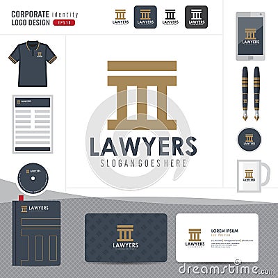 Law logo,law firm,law office Vector Illustration