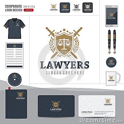 Law logo,law firm,law office Vector Illustration