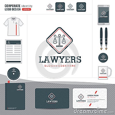 Law logo,law firm,law office Vector Illustration