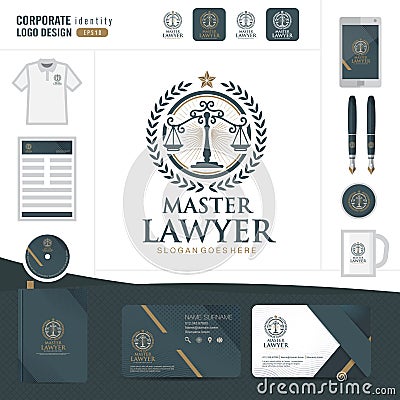 Law logo,law firm,law office Vector Illustration