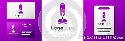 Logotype Tree icon isolated on white background. Forest symbol. Logo design template element. Vector Vector Illustration