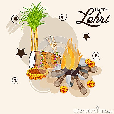 Lohri Stock Photo