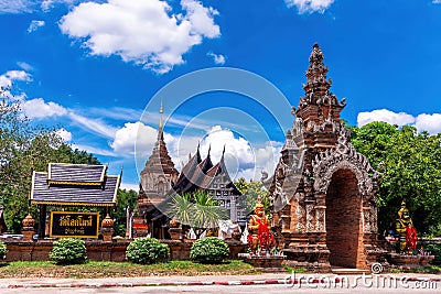 Lokmolee Temple is a Buddhist in Chiang Mai, Thailand Stock Photo