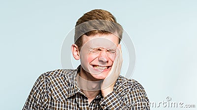 Lol lmfao man laugh joy happy humor cheerful smile Stock Photo