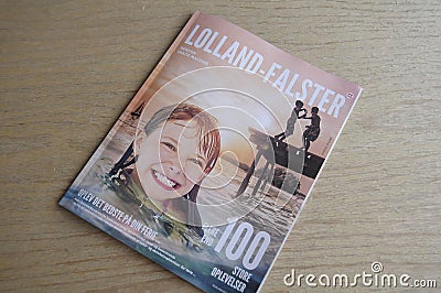 LOLLAND -FALSTER TOURISTS CATALOGUE Editorial Stock Photo