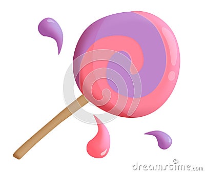 lollipop candy Stock Photo