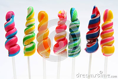 Lollipop twirl Stock Photo