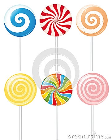 Lollipops Vector Illustration