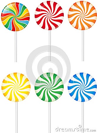 Lollipops Vector Illustration