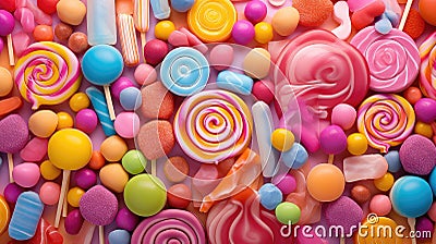 lollipops confection candy food Cartoon Illustration