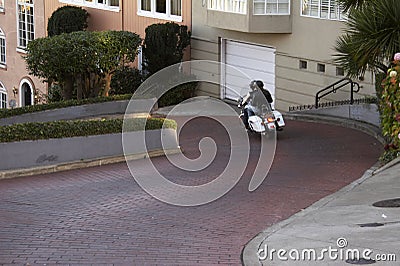 Lombard Street Stock Photo