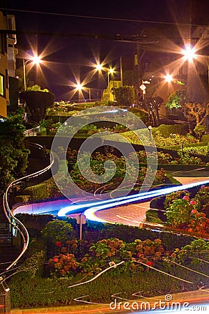 Lombard Street Stock Photo