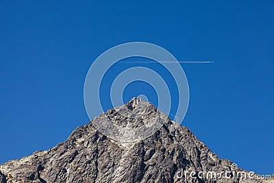 Lomnica - mountain in the Tatras, Carpathians Stock Photo