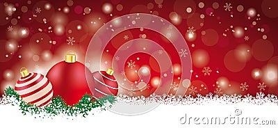 Lon Red Christmas Card Stock Photo