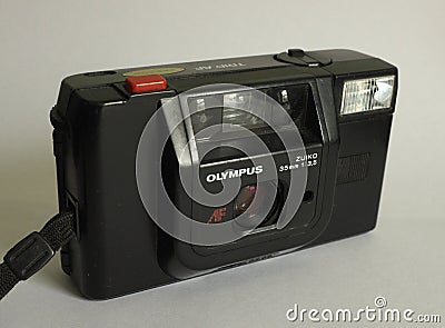 Olympus Trip AF autofocus compact camera Editorial Stock Photo