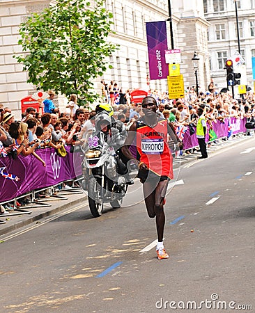 London 2012 Olympic Marathon winner Editorial Stock Photo