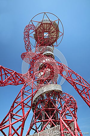 LONDON - APRIL 5. The Arcelor Mittal Orbit from Olympic Games Editorial Stock Photo