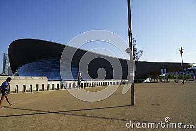 London Aquatics Centre olympic swimming pool Editorial Stock Photo