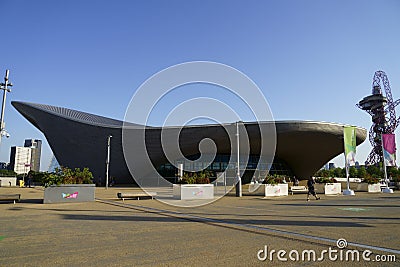 London Aquatics Centre olympic swimming pool Editorial Stock Photo