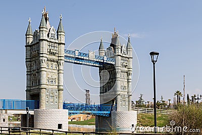 London Bridge at Europa Park Stock Photo