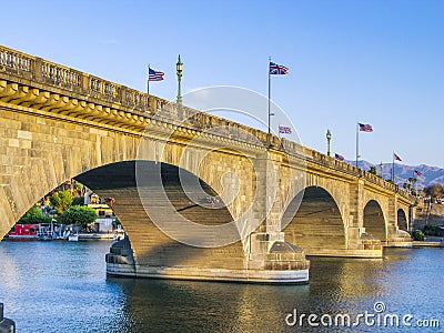 London Bridge in Lake Havasu Stock Photo