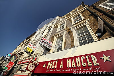 London building facade Editorial Stock Photo