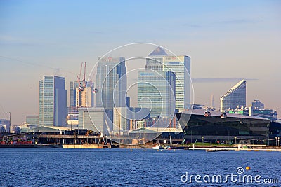 London Canary Wharf Editorial Stock Photo