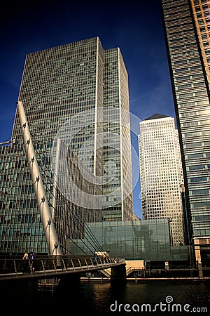 London Canary Wharf Editorial Stock Photo