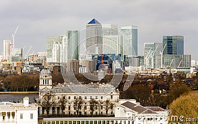 London cityscape in UK Stock Photo