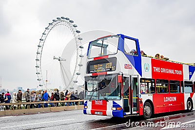 London Citytour bus Editorial Stock Photo