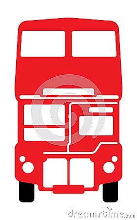 London double decker bus Vector Illustration