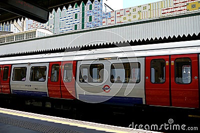 London: Edgware Road tube station h Editorial Stock Photo