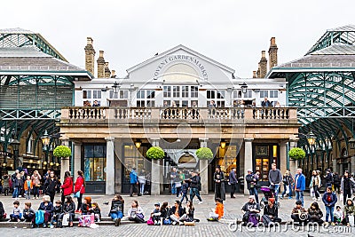 London, England - April 4, 2017: Covent Garden market, one of th Editorial Stock Photo