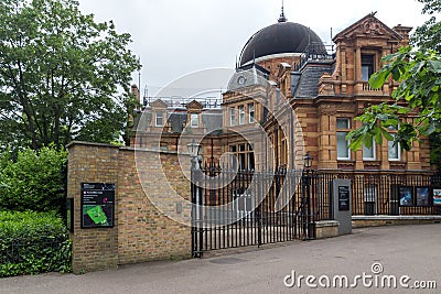 LONDON, ENGLAND - JUNE 17 2016: Royal Observatory in Greenwich, London, Great Britain Editorial Stock Photo