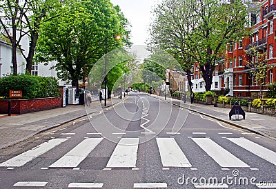 Abbey Road, London Editorial Stock Photo