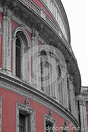 Detail from a classical music venue in London Editorial Stock Photo