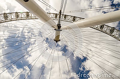 The London Eye Panoramic Wheel Editorial Stock Photo