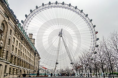 The London Eye Panoramic Wheel Editorial Stock Photo