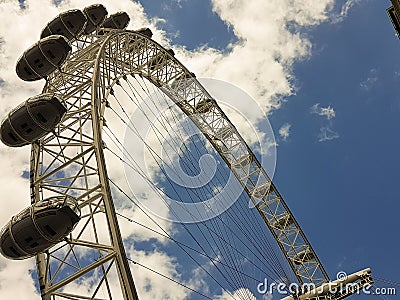 London Eye Editorial Stock Photo