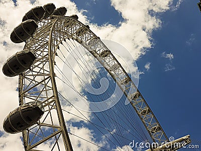 London Eye Editorial Stock Photo