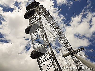 London Eye Editorial Stock Photo