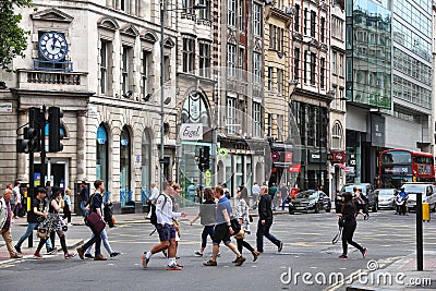 London - High Holborn Editorial Stock Photo