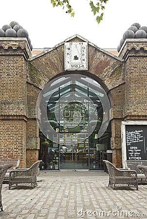 London historic pub Dial Arch Editorial Stock Photo