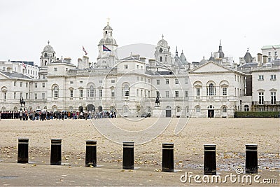 London Horse Guards Parade Ceremony Stock Photo