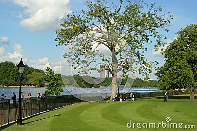 London Hyde Park Editorial Stock Photo