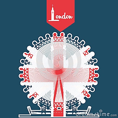 London icon design Vector Illustration