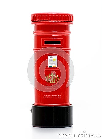 London iconic post box letter Stock Photo