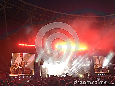 Foo Fighters concert in London Editorial Stock Photo
