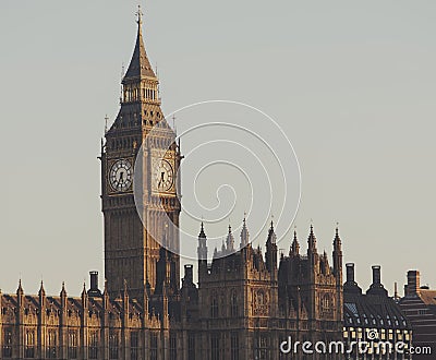 London landmark: Big Ben Stock Photo